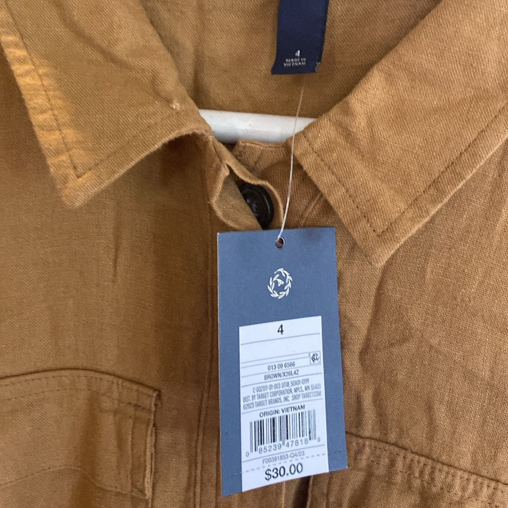 Universal Thread Brown Button-Up Top - Picture 3 of 6